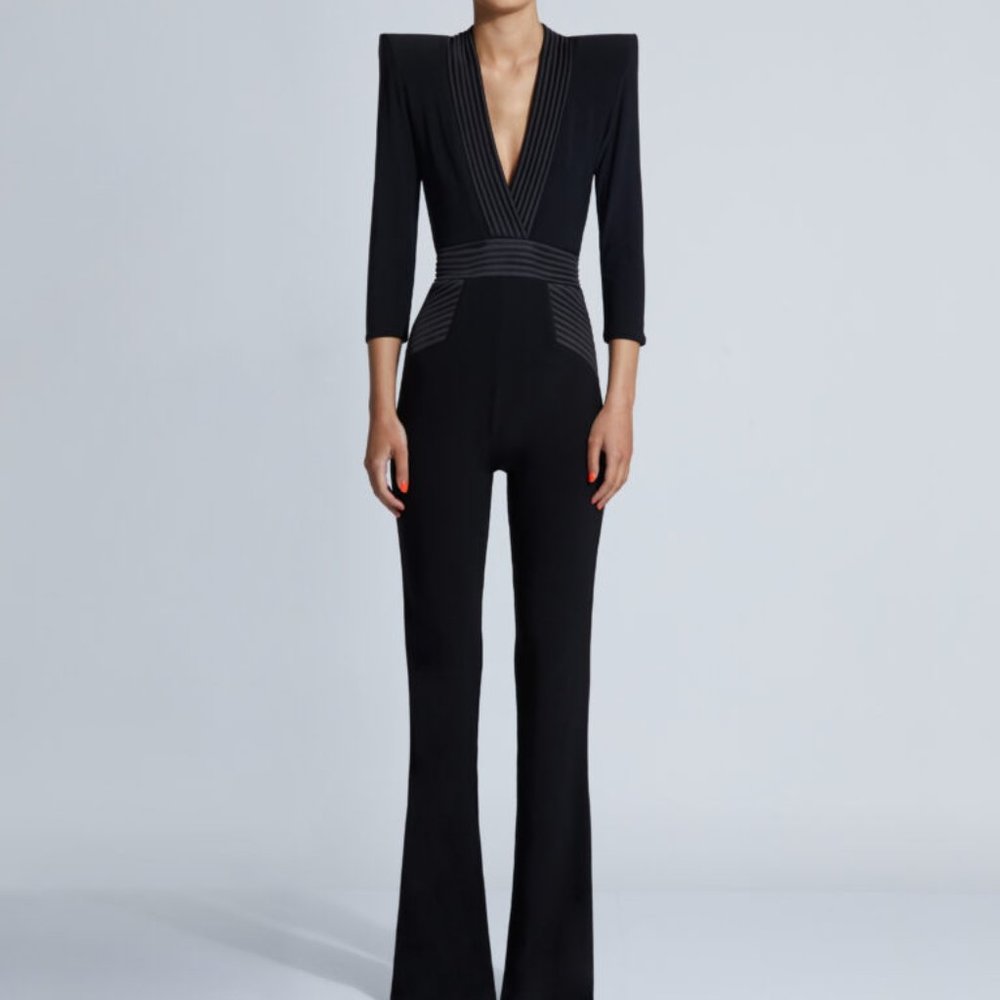 Zhivago Black Structured Jumpsuit